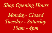Collector's World Opening Hours
